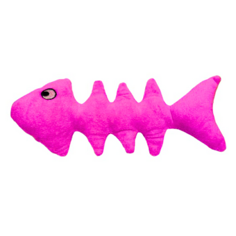 ESQUELETO SONORO DE PEZ CANINO (COLOR FUCSIA)