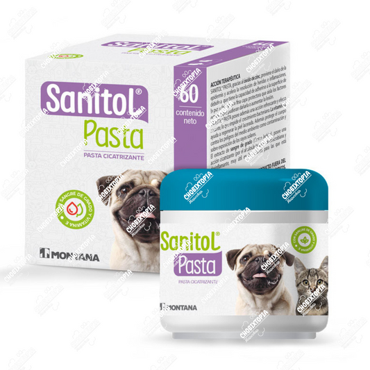 SANITOL PASTA CICATRIZANTE PERROS Y GATOS x 60 g (DERMA)